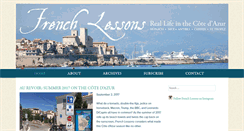 Desktop Screenshot of frenchlessonsblog.com